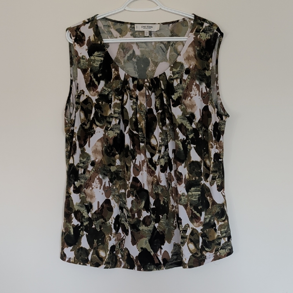 Jones Studio Multicolor Sleeveless Blouse